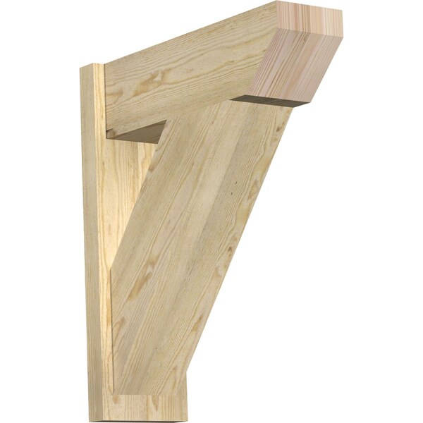 Ekena Millwork Traditional Slat Rough Sawn Outlooker, Douglas Fir, 8"W x 24"D x 28"H OUT08X24X28TRA06RDF - main